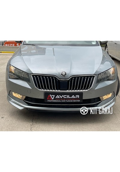 Kit Garaj Skoda Superb 2018+ Ön Ek Plastik Boyasız