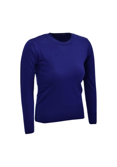 Kadın Sıfır Yaka Spor Kazak Bgl-st04085 Lacivert