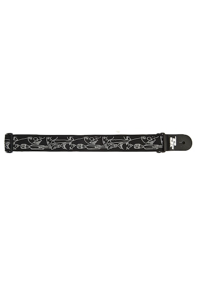 Planetwaves 50js05 Gitar Askısı Dokuma Joesatrıanı Gümüs Fıgur Silver