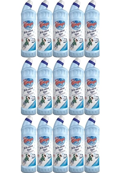 Bingo Oksijen Çamaşır Suyu 750 Ml X 15 Adet Diğer