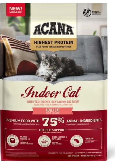 Acana Highest Protein Indoor Yetişkin Kedi Maması 4,5 Kg