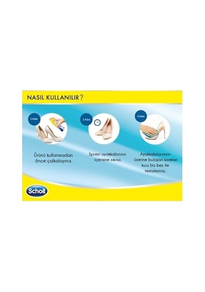 Scholl Koku Giderici Ve Terleme Önleyici Ayak + Ayakkabı Bakım Spreyi