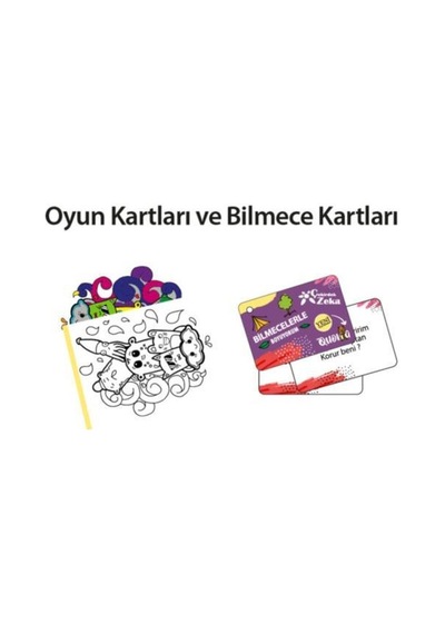 Çekirdek Zeka Bilmecelerle Boyuyorum Zk63