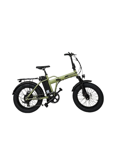Mosso Valthera-rr Elektrikli Katlanır Bisiklet 420h Md 20 Jant 7 Vites Yeşil Siyah Çok Renkli