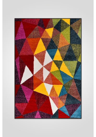 Colora Halı Koleksiyonu Yumuşak Renkli Kare Halı, Tozumaz, Modern Tasarım Ve Kolay Temizlik Multi 3