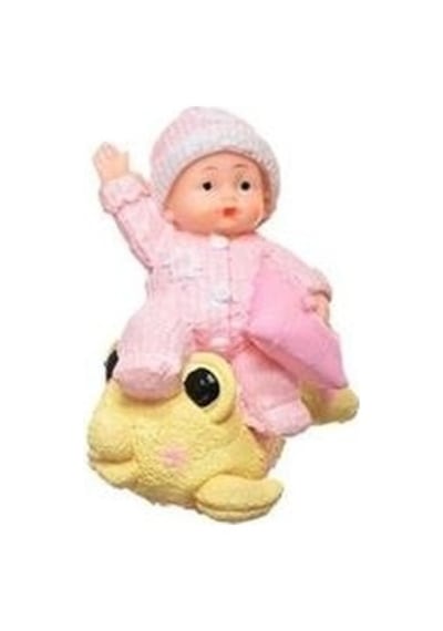 Buffer Decotown Hediyelik Sevimli Pembe Bebek Biblo Polyester Süs Eşyası