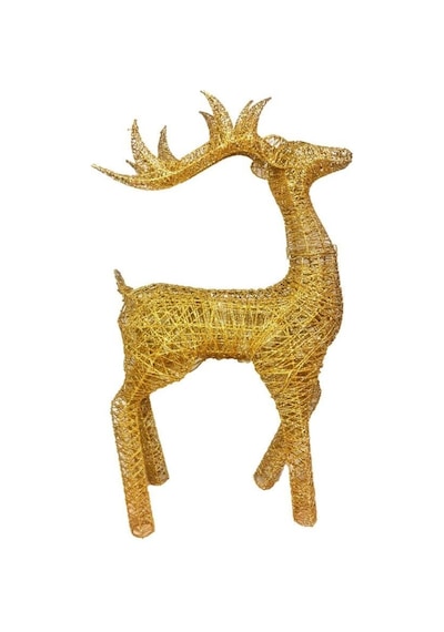Yılbaşı Işıklı Tel Geyik 60 Cm Altın Eklemeli Tak-çıkar Boynuzlu Dekorsistemi Ve Şık Görünümüyle Yılbaşı Süslemelerinde İdeal Bir Dekoratif Pa Diğer Yılbaşı Işıklı Tel Geyik 60 Cm Altın Eklemeli Tak-çıkar Boynuzlu Dekorsistemi Ve Şık Görünümüyle Yılbaşı Süslemelerinde İdeal Bir Dekoratif Pa Diğer