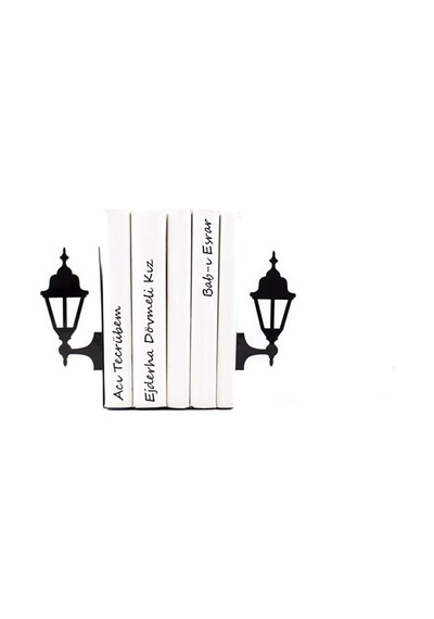 Lamba Desenli Metal Kitap Tutucu