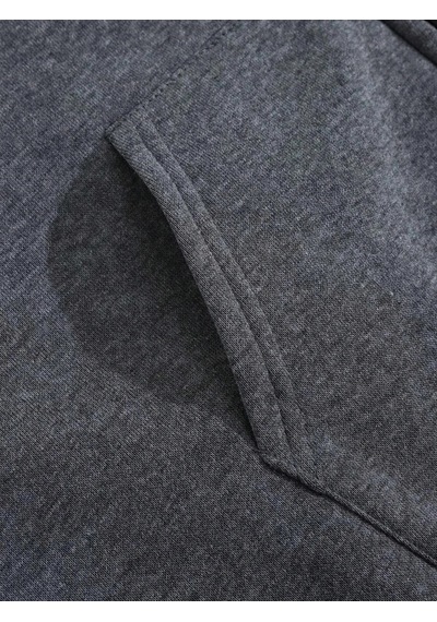 Startmore Tarzsokak Deniz Biyolojisi Balina Katili Baskılı Kapüşonlu Üstler Kadın Temel Gevşek Sweatshirtler Kışl Antrasit