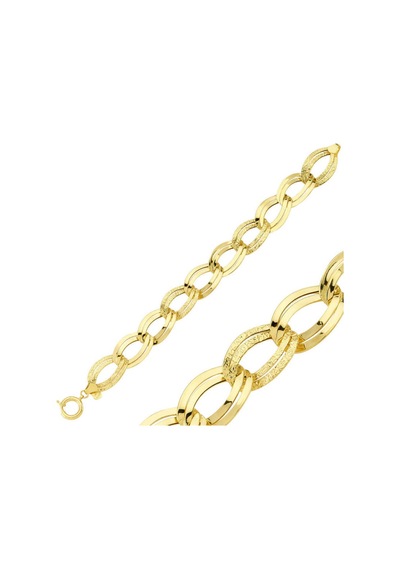 Sembolgold Altın Bileklik Hallow Modeli Takı Tasarım Sg-42-08103 Sarı Altın