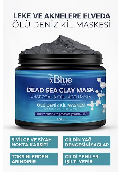 Blue Skin Care Aydınlatıcı Kil Maskesi 150 G
