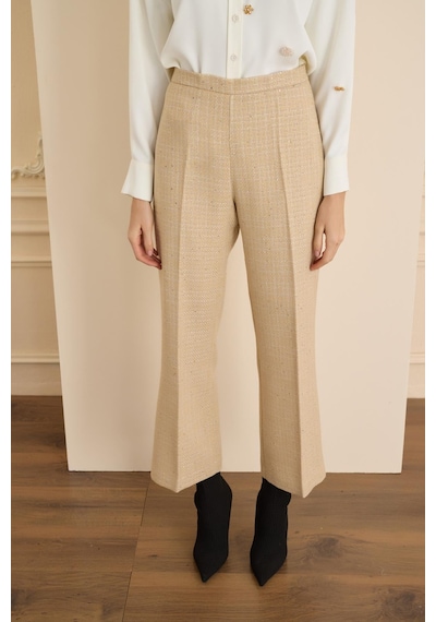 Senna Aurora Pants Bej Bej