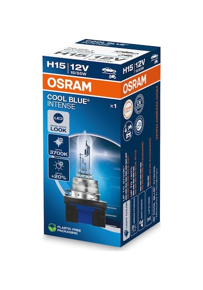 Ampul 12v H15 15/55w Cool Blue Intense Serisi%20 Fazla Beyaz Işık Osr 64176cbn
