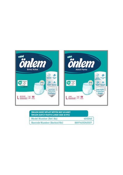 Önlem Large Emici Külot - 10 Adet L