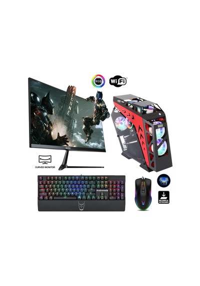 Izoly ST998694 i7-10700F 16 GB 512 GB M.2 NVMe GTX1660S 6 GB 24" Free Dos Masaüstü Oyuncu Bilgisayarı