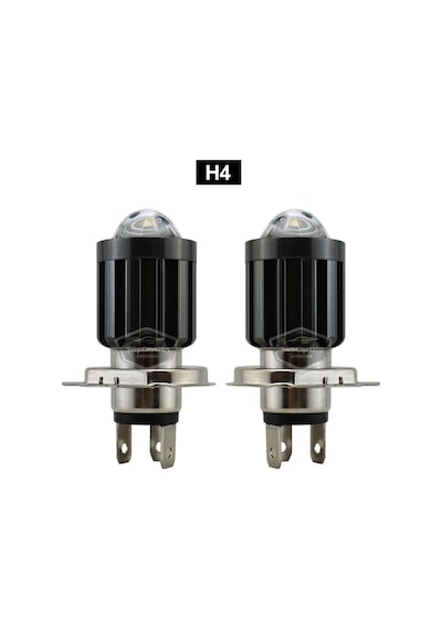Ford Focus 1 Hb&sedan 1998-2004 Uyumlu Mercekli Far Ampulü Led Xenon Çift Renk Sarı-beyaz Far Şimş Etkili Csp Led LED Far 53818533