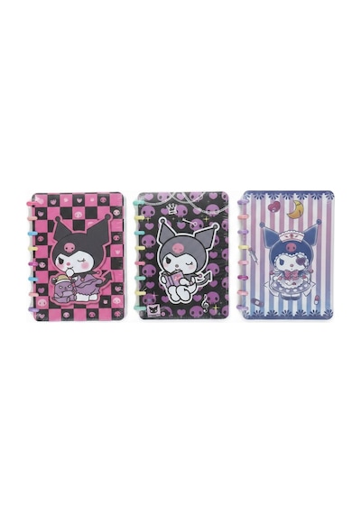 Kuromi Temalı Spiral Telli Defter Çok Renkli