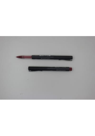 L Needle Point Roller 0.5mm Iğne Uçlu Kalem Kırmızı 2 Adet Kırmızı