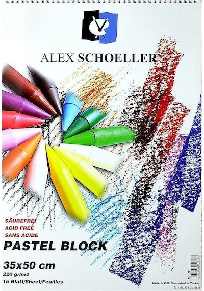 Alex Pastel Art.fon Blk 35x50 15.li 220 G Alx-851