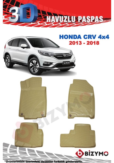 Honda Crv Suv 2013-2018 3D Bej Paspas Takımı Bizymo