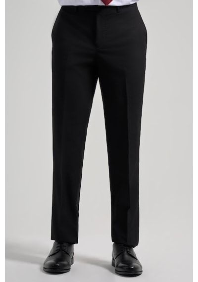 İmza Siyah Esnek Yandan Cepli Comfort Fit Classic Pantolon 1003250159 Siyah