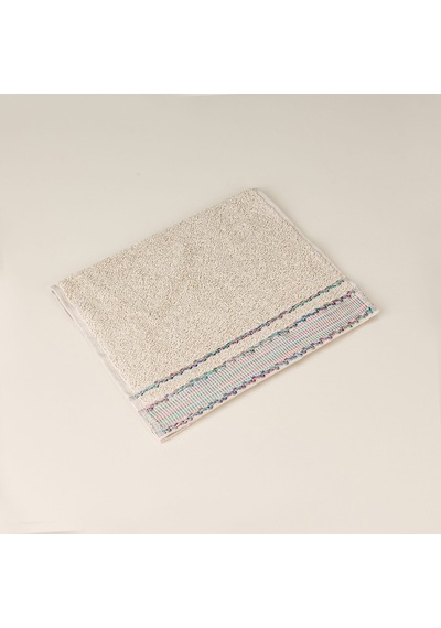 Soft Grad El Havlusu - Bej / Mavi - 30x50 Cm Çok Renkli
