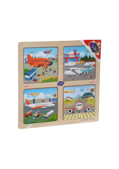 Storeşahin Ony-343/344/345/346 Ahşap Eğitici 4'lü Puzzle -onyıl Shn0720 Standart