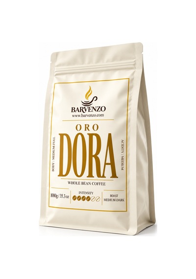 Barvenzo Oro Dora 1000 G İpeksi Lezzet Nitelikli Kahve Çekirdek