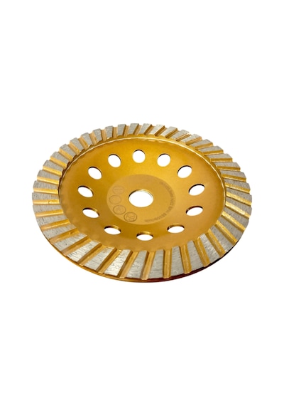 Tomax Tek Sıra Turbo Elmas Beton Yüzey Temizleme Diski 180mm