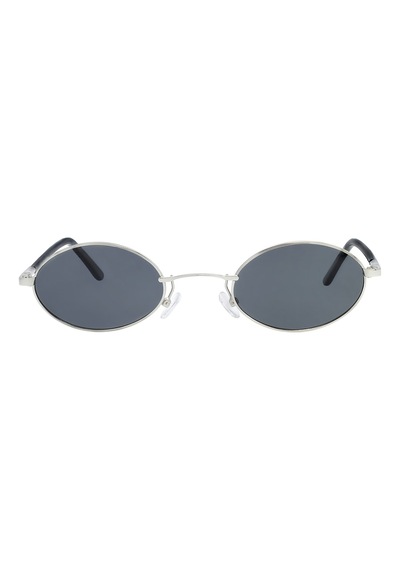Unisex Koyu Gri Cam Polarize Oval Güneş Gözlüğü 6005 Yeşil - Turuncu 79835142