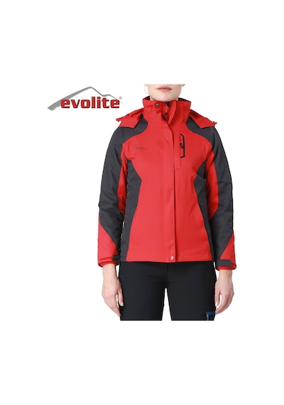 Evolite Diva Bayan 3in1 Gri/kırmızı Mont Kırmızı