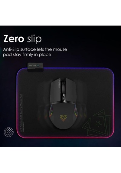 Vertux Mouse Ped Game Immersion™ Pürüzsüz Kaydırma Rgb Led - Swıf