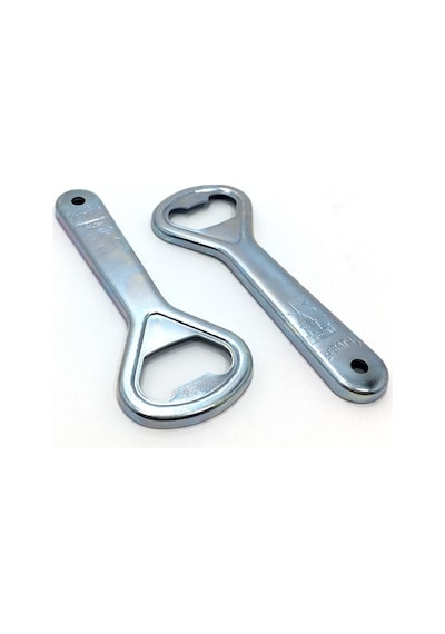 Şişe Açacağı 2 Adet Birden Metal Meşrubat Açacağı Soda Kapak Açac Gümüş