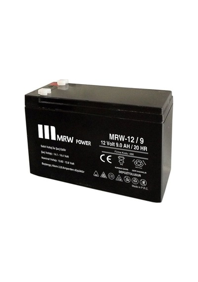 Mervesan 12v 9ah Kurşun/asit Kuru Tip Akü