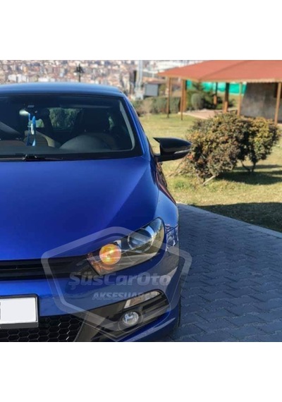 ŞüsCarOto Vw Scirocco 2008-2016 Batman Yarasa Ayna Kapağı Piano Black ABS Plastik (00)