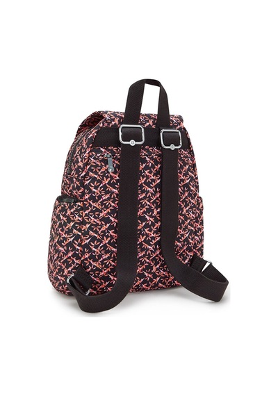 Kipling Kıplıng City Zip Mini Küçük Boy Sırt Çantası Desenli Dancıng Bouquet Desenli Çok Renkli