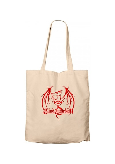 Blind Guardian Dragon Red Krem Kanvas Bez Çanta Krem