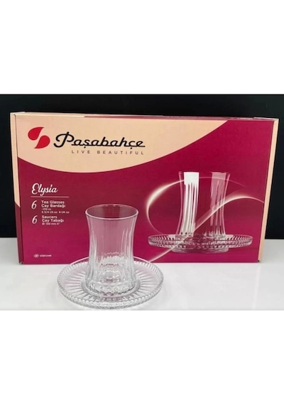 Paşabahçe 950097 Elysia Çay Bardağı Takımı 6 Lı Çok Renkli