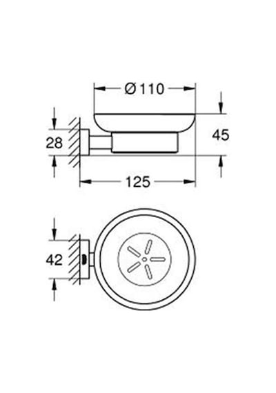 Grohe Essentıals Cube Sabunluk