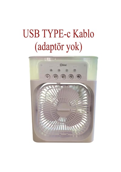 Altabi 3ü 1 Arada Nemlendirici Gece Lambası Ve Soğuk Buharlı Masa Tipi Vantilatör