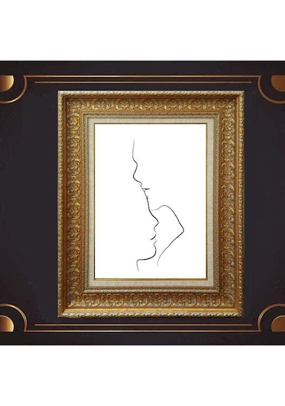Altın Çerçeveli Tablo R1266