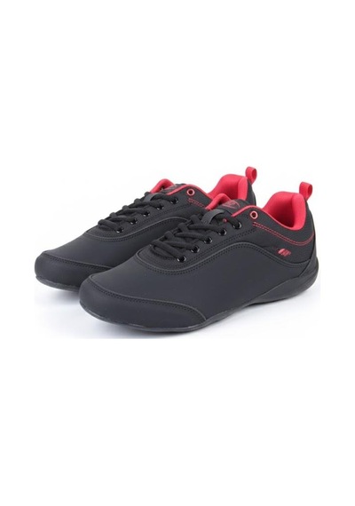 M.P 252 7332 Rahat Esnek Sneaker Erkek Ayakkabı Siyah - Kırmızı