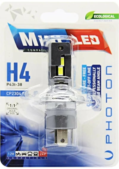 Photon Mini H4 12v 24v Uyumlu Compact Led