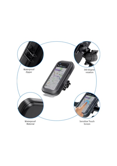 Ven-dens Vd-hd005 Premium Motorsiklet Telefon Tutucu 360