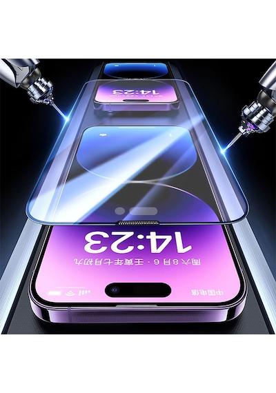 Apple Uyumlu   iPhone 12 Pro Max Mat Ekran Koruyucu 9H Temperli Parmak İzi Tutmayan Wiwu iVista Matte