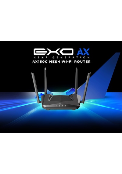 D-link Dır-x1560 Exo Serisi Kablosuz Ax1500 Wi-fi 6 Dual Band Mesh Router