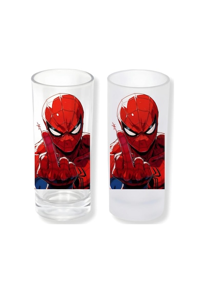 Spider Man Buzlu Ya Da Buzsuz Seçenekleriyle Rakı Bardağı