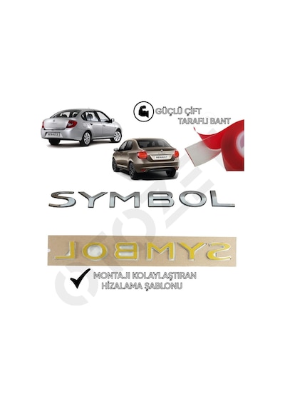 Symbol Arka Bagaj Yazi Clio 2009-2018 500019014
