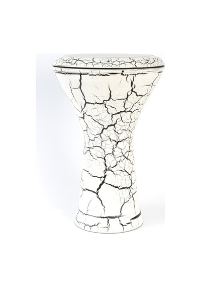 Masterwork Beyaz İşlemeli Döküm Çekiç Dövme Darbuka
