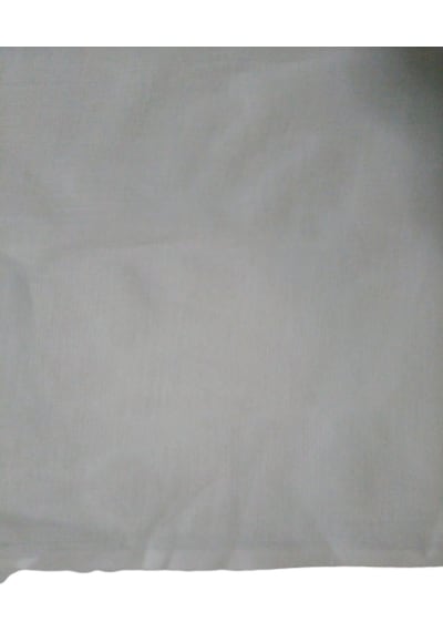 Pamuklu Tülbent Kumaşı, 1M Eninde, %100 Pamuklu, Beyaz